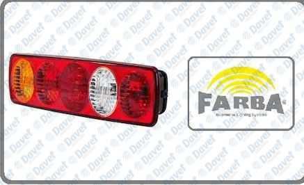 FARBA 12172E Stop Lambasi [5 Li Yuvarlak] Transit V184 01>06